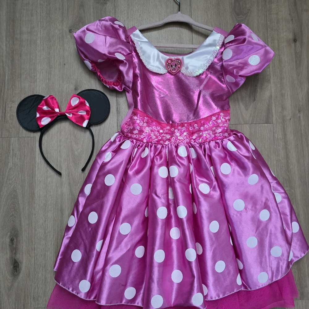 Minnie mouse pink costume 5/6 girl